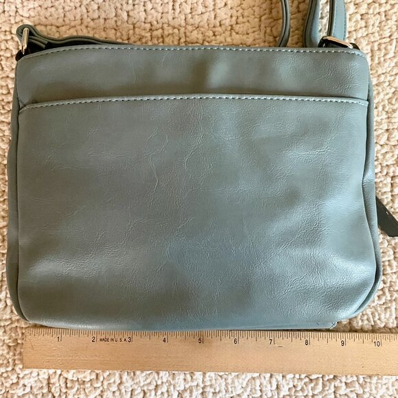 NWOT Rosetti Blue Small Crossbody Purse * Silver Accents * Multiple Pockets - Picture 9 of 9